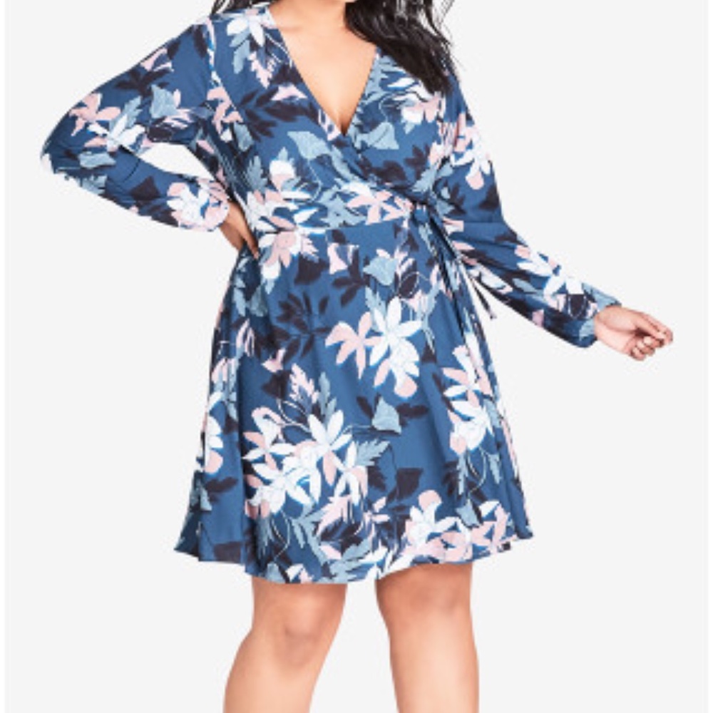 NWT City Chic Luna A-line Dress - Size 16